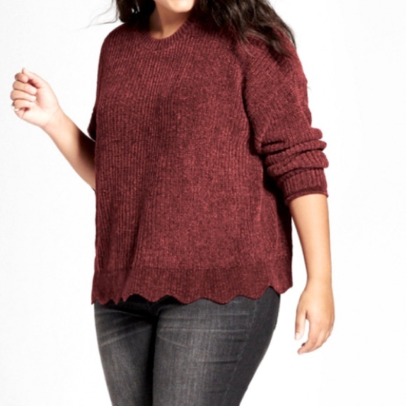 Ava and viv chenille sweater Clearance